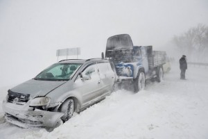 snow-road