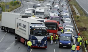 Transport+Strike+In+Spain