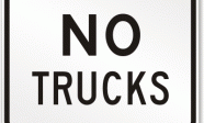 No-Trucks-Sign-K-2889