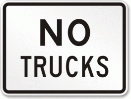 No-Trucks-Sign-K-2889