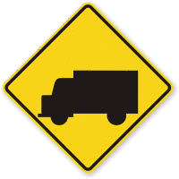 Truck-Traffic-Sign-X-W11-10