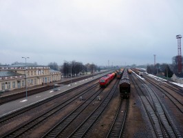 Lithuania train station SIAULIAI