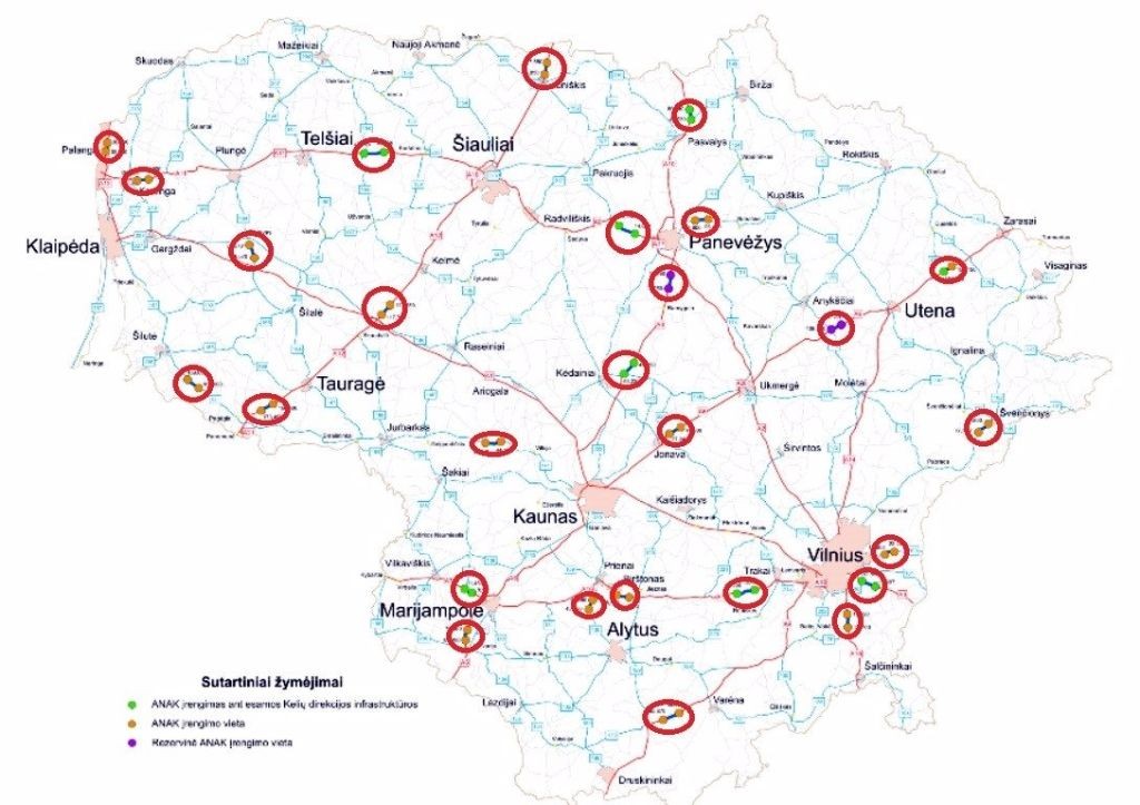 Карта платных дорог литвы