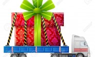 Road transportation of gift box